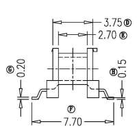 EE-501/EE5.0臥式單槽(3+3)海鷗腳