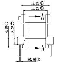 EE-1620-2/EE-16臥式(5+5PIN)