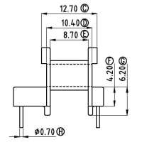 EE-1608-4/EE-16臥式(5+5PIN)