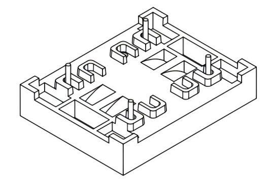 XHY-BASE-046-1/BASE(2+2PIN)
