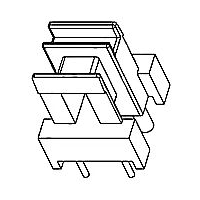 HXX-EE8.3 EE8.3雙槽粗細腳臥式2+2針