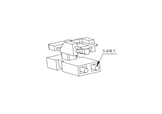 HXB-1015 EE10粗細腳臥式2+2針