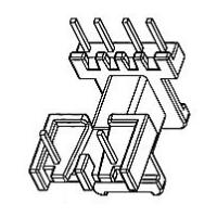 HXX-EE1006-2 EE10安規臥式4+2針