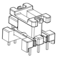 HXB-EI1332 EE13安規立式3+2+2針
