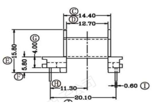 HXC-2004-2骨架EF20臥式(8+6)PIN