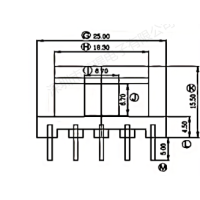 HX-EE25 EE25 臥式5+5針排距15.6