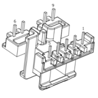 HXB-EE2701 EE27臥式5+4針