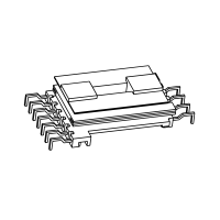 HX-3027A EE30 雙槽立式4+7針螃蟹腳彎腳（HX-3027B配套）