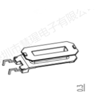 HX-3106B EE31 螃蟹腳彎腳立式2+0針（HX-3106A配套）