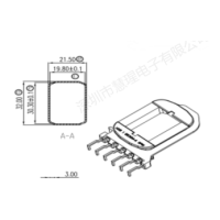 HX-3905A EE39螃蟹腳彎腳立式6+0針（HX-3905B配套）