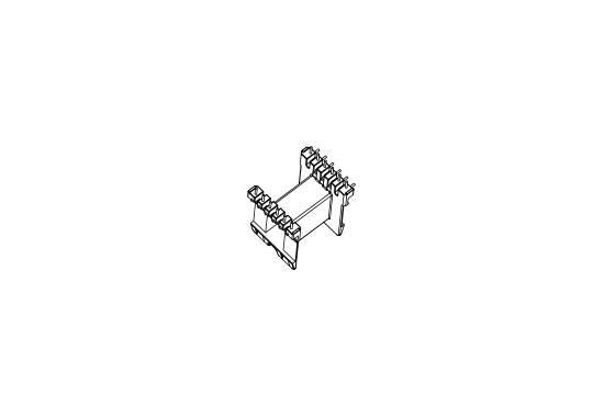 HX-4207 EE42 EE4220七字針彎腳臥式6+6針
