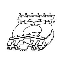 HXX-PQ3801-3 PQ38 PQ3813七字針L腳彎腳立式4+6針