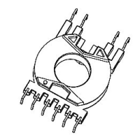 HXX-PQ3802-1 PQ38 PQ3813螃蟹腳L腳彎腳立式4+6針