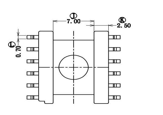 ER-14.5B貼片6+6P SMD