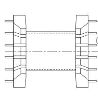 Y-S3001-1  EFD30臥式 6+6 側插直P(pán)IN