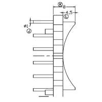 SL-B026/BASE(6+6)PIN