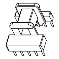 SL-1615-1/EE-16臥式(2+5)PIN