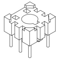 HX-001 磁環(huán)底座 3+3針 BASE