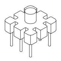 HX-004 磁環(huán)底座 3+3針 BASE