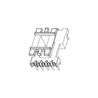 EE-1626 EE16 立式5+2+2排距13.8/20.5腳距3.0/4.8槽寬6.25