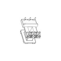 EE-1929 EE19 立式5+3排距20.0腳距30/6.0槽寬9.3