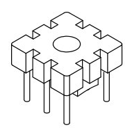 HX-020 磁環(huán)底座 3+3針 BASE