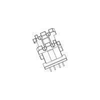 EI-1320 EE13臥式4+4排距10.1腳距2.54/3.05/29