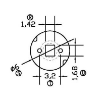 HXC-033 磁環(huán) 底座1+1針 BASE