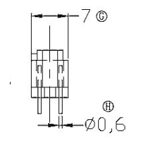HXL-003-2 磁環(huán) 底座3+3針 BASE