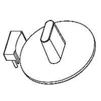 HXX-002-1 磁環(huán) 底座 2針  BASE