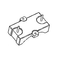 HXX-012 磁環(huán) 底座 1+1針  BASE