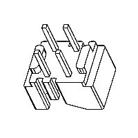 HXX-016-1 磁環(huán) 底座 2+2針  BASE
