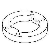 HXX-018 磁環(huán) 底座 無(wú)針  BASE