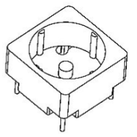 HXX-019 磁環(huán) 底座 2+2針  BASE