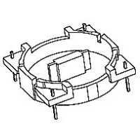 HXX-2302-1 磁環(huán)底座 2+2針 BASE
