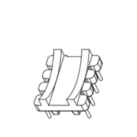 HXF-026 磁環(huán)底座 4+4針 BASE